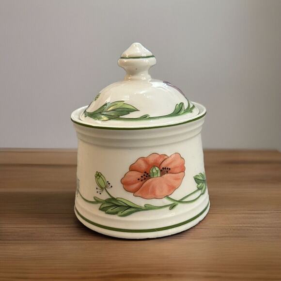 Villeroy & Boch Amapola Handled Creamer & Sugar Set - Picture 2 of 5